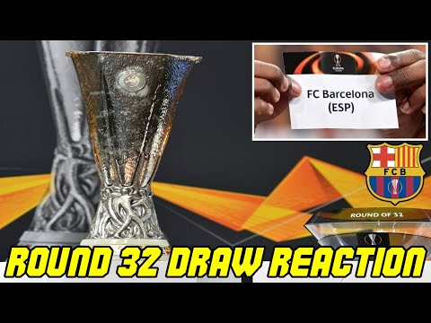 UEFA Europa League Round of 32 Draw 2021/2022 LIVE WATCH ALONG (Barcelona Watch) 