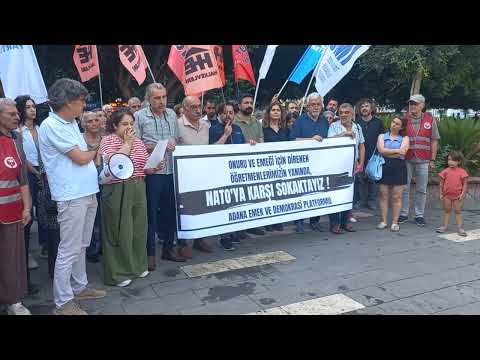 Adana Emek ve Demokrasi Platformu, NATO Zirvesi Öncesi Ankara'da Yapılan Gözaltıları Kınadı. 