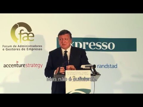 Durão Barroso na Conferencia «International Summit of Business Think Tanks»