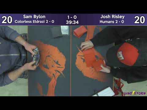 Sam Bylon (Colorless Eldrazi) vs Josh Risley (Humans) - Sunday Night Modern 3/3/19