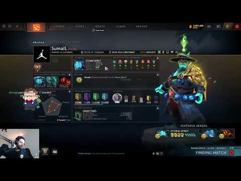 Sumail is on 'smurf detection system' so he gains 80 mmr per win