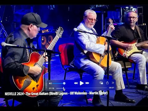 Bireli Lagrene-Martin Taylor-Ulf Wakenius "The Great Guitars" Isn't She Lovely (Stevie Wonder)