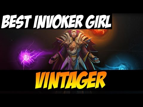 THE BEST INVOKER GIRL IN THE WORLD - VINTAGER Vol 19 - Dota 2