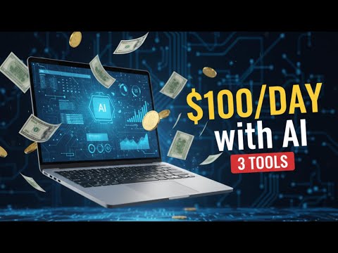 3 AI Tools to Make $100/Day in 2025 (Laziest Ways)