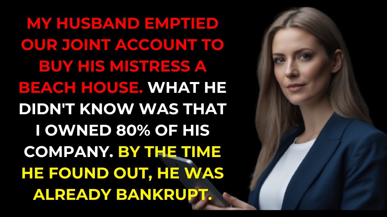 Husband Spent Our Life Savings on His Mistress—He Forgot Who Owned His Company