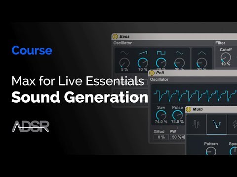 Free Download Max for Live Essentials Sound Generation TUTORiAL