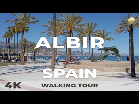 Albir Alicante Spain 🇪🇸 Promenade Walking Tour 4K