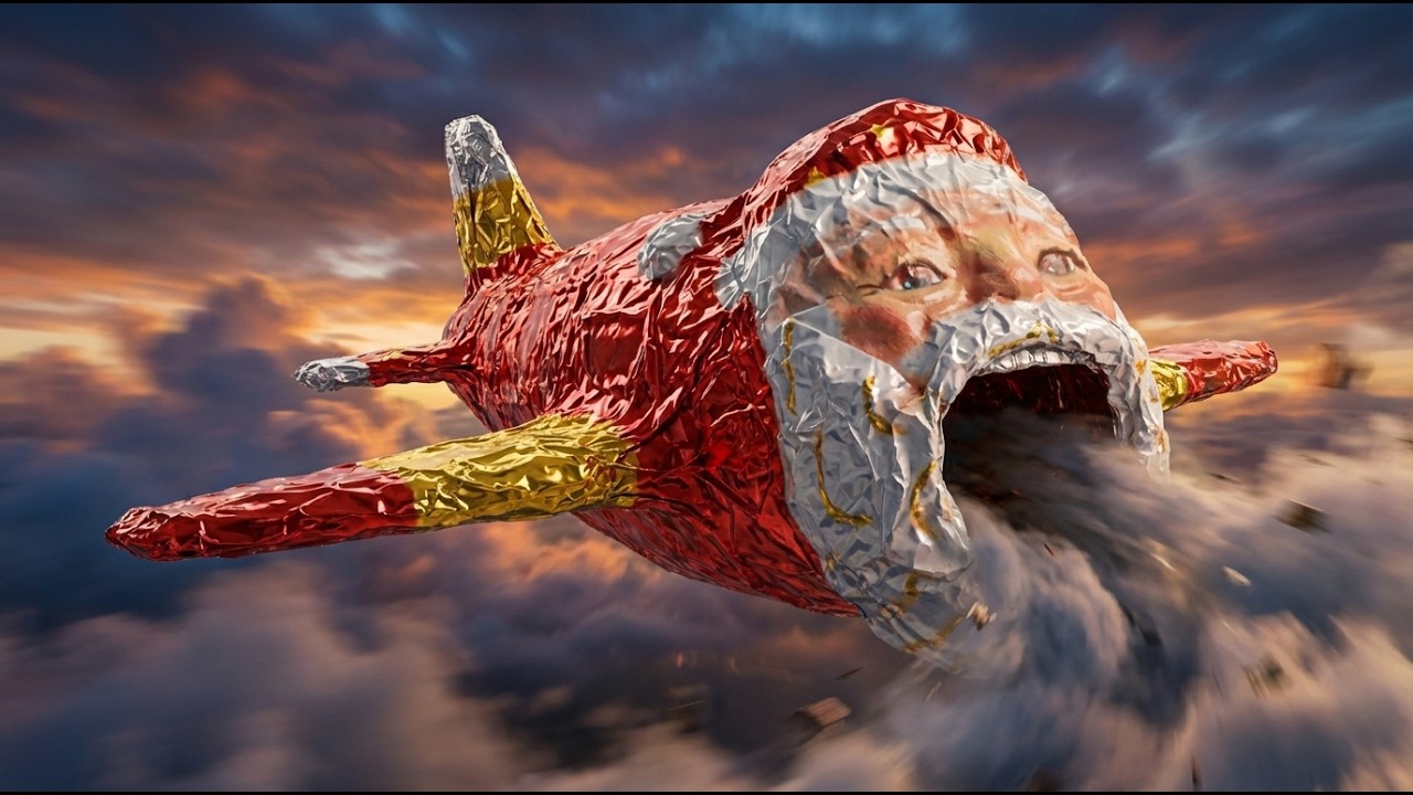 サンタ飛行機が目を覚ました — グーグーガーガー