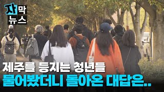 [자막뉴스] 청년이 제주 떠난다 하길래.. 실제 조사해봤더니 '탄식만'
