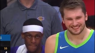 Download lagu Rajon Rondo staring at Luka Doncic mp3 Download lagu Rajon Rondo staring at Luka Doncic mp3