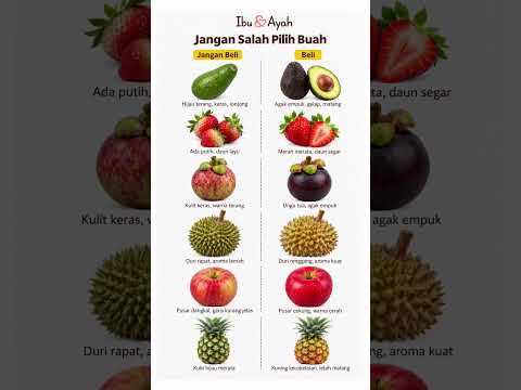 Jangan Hanya Lihat Warna, Begini Cara Memilih Buah yang Matang dan Segar #ibudanayah