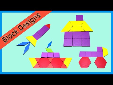 Pattern Blocks Making Designs With Pattern Blocks 01 Colorfalls