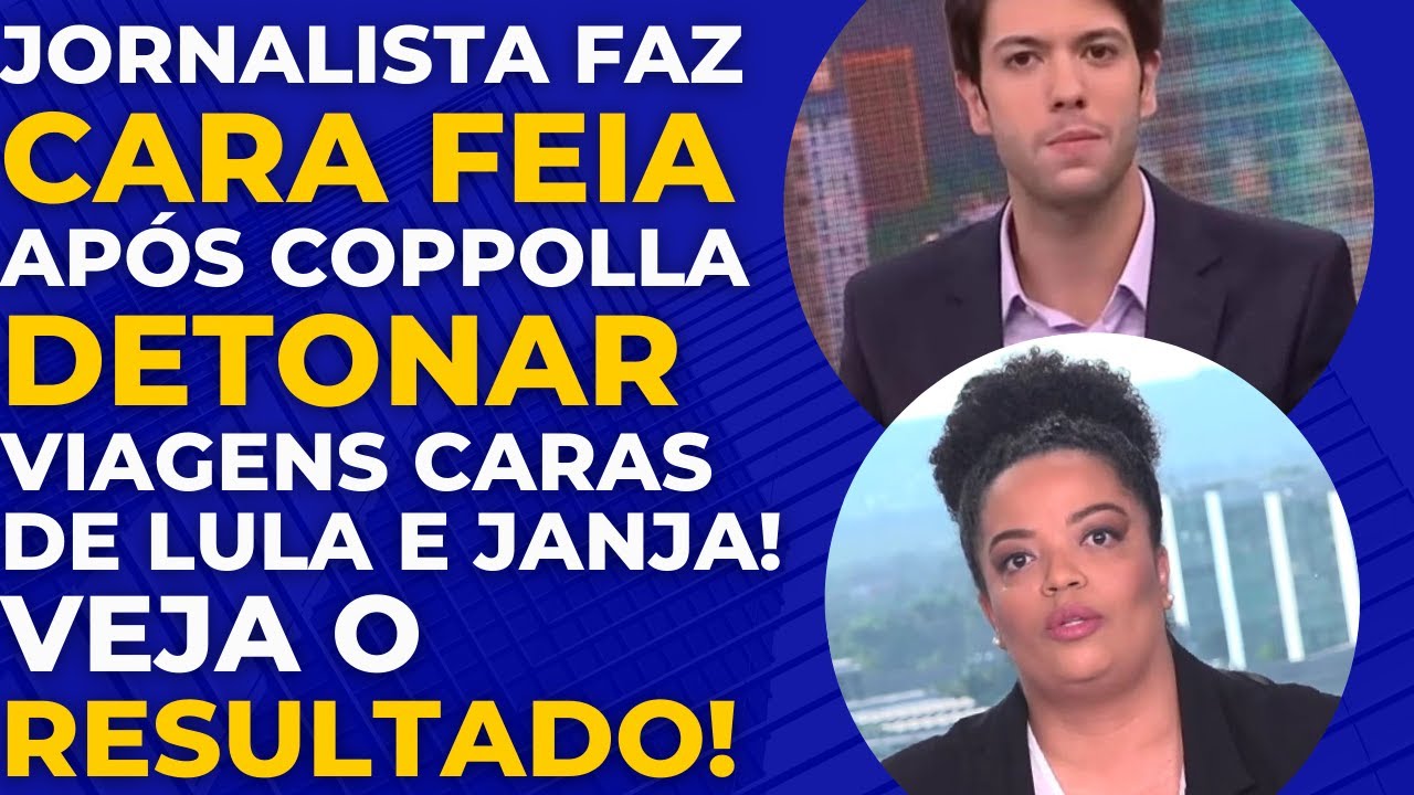 🚨SEM DÓ! COPPOLLA TIRA PETISTA DO SÉRIO AO CRITICAR VIAGENS EXTRAVAGANTES DE JANJA E LULA