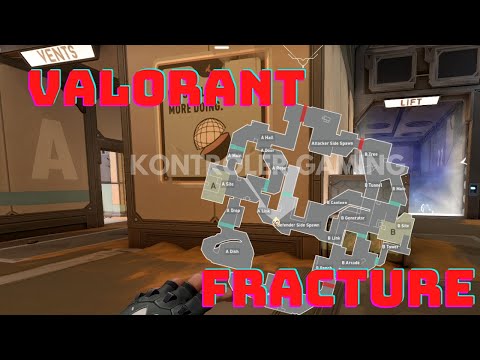 Valorant FRACTURE MAP | Minimap of FRACTURE | Valorant New Map