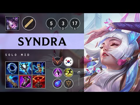 Syndra Mid vs Taliyah - KR Grandmaster Patch 25.13