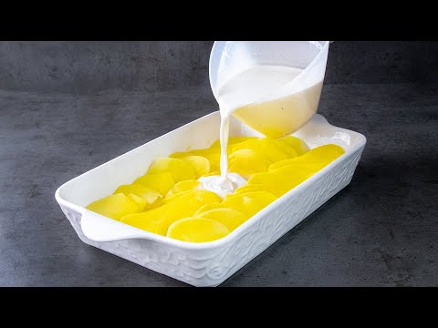 Krompir prelijte mlijekom i stavite u rernu. Zahvalićete mi na triku