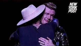 Nick Carter sobs during Aaron Carter tribute at Backstreet Boys concert | New York Post