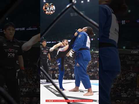 【意識が飛んだ瞬間ハイキック追撃】柔道 vs 総合格闘技 #Judo #MMA #異種格闘技戦