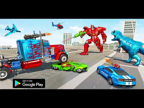Police Truck Robot Game – Dino