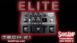 TECH21 SansAmp Programmable Bass Driver ELITE: プログラマブルな