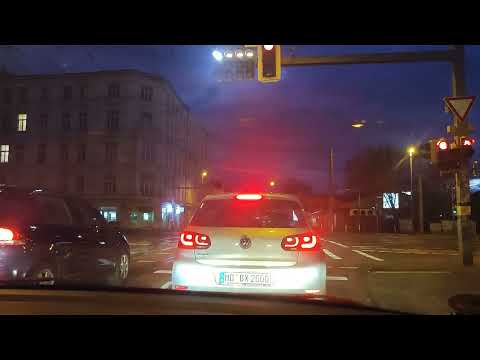 2. April 23. Erste Fahrt durch den jahrzehntelang gebauten City-Tunnel in Magdeburg. Handyqualität.