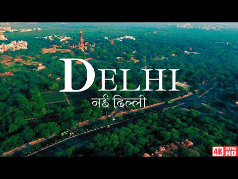 Delhi 4k - INDIA 🇮🇳 Capital 4K Ultra HD Drone Video | Delhi 4K Aerial View