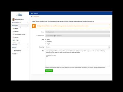 5/5 IServ - Rückmeldungen, Fehler melden und Kritik / Dank rückmelden