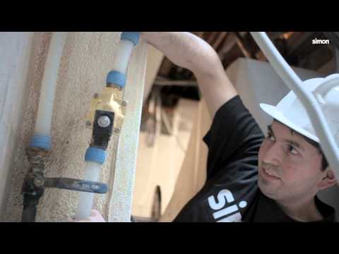 Instalación de la electroválvula de agua | Simon 82
