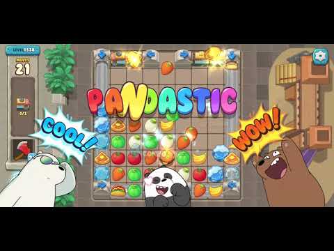 We Bare Bears Match3 Repairs Level 1538 - No Boosters