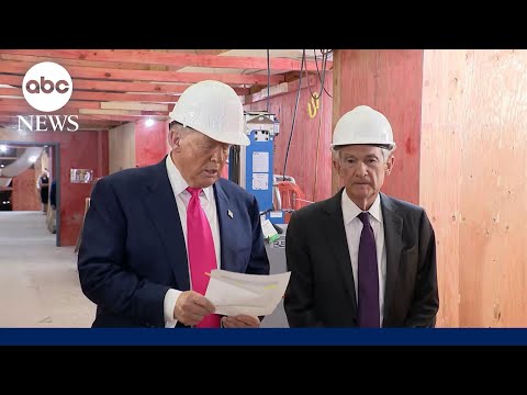 Trump presses for rate cut during tour of multi-billion renovation with Fed chair