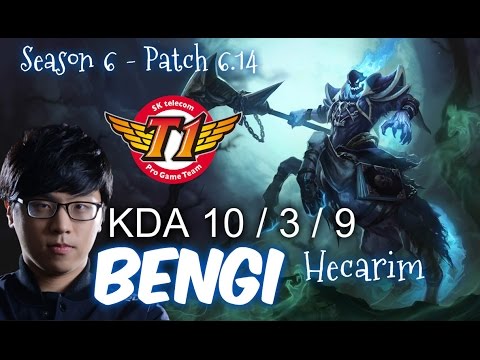 SKT T1 Bengi HECARIM vs REK'SAI Jungle - Patch 6.14 KR Ranked | League of Legends