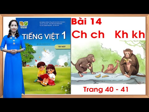 Tiếng việt lớp 1 kết nối tri thức bài 14