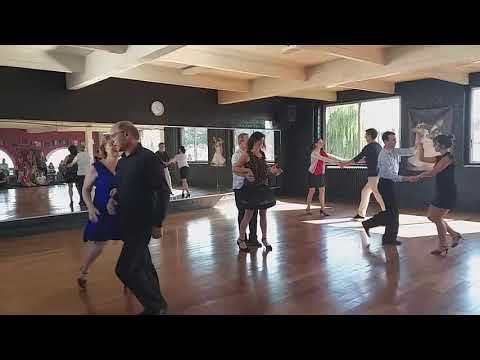 Démonstration Rock moderne 4 temps Danse de salon - Portes ouvertes 2019 Ecole de danse Odeya