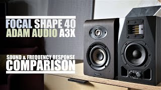 Video thumbnail for Adam Audio A3X vs Focal Shape 40  ||  Sound & Frequency Response Comparison by DSAUDIO.review