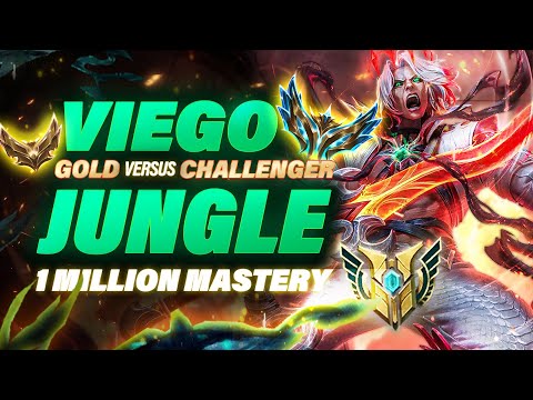 Viego Jungle: Comparing a GOLD Vs CHALLENGER with 1 MILLION points each! (Fix these mistakes In S13)