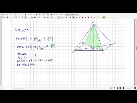 Proiecții ortogonale pe un plan. Probleme rezolvate
