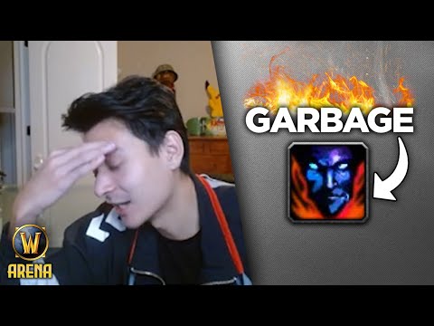 Chat Tries to Troll Me w/ this GARBAGE Secret Technique Build | Pikaboo WoW Arena