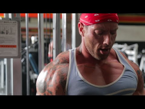 Justin Lovato trains Shoulders at The Mecca of Bodybuilding (9 Days out from Mr. Universe)
