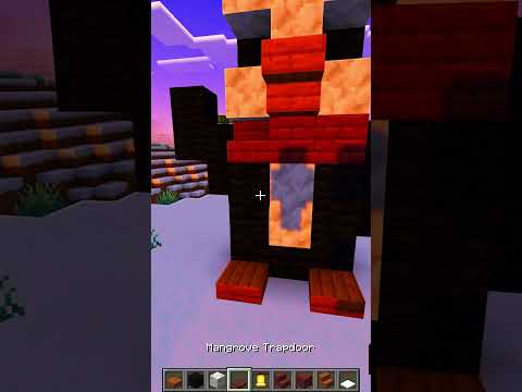 EPIC Minecraft Penguin Statue in Seconds! 😱❄️