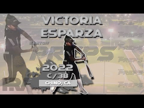 2022 Victoria Esparza, Catcher and Third Base Softball Skills Video -Easton Preps