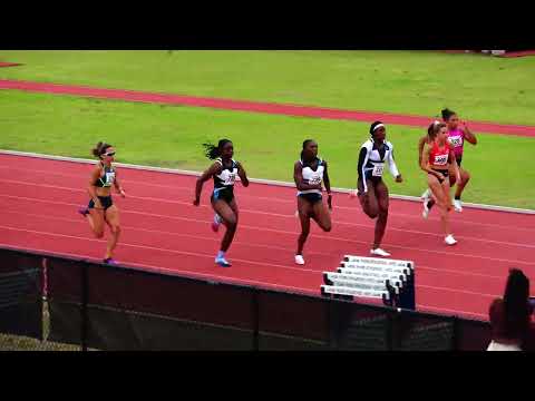 Women 100m Prelim Heat 2 PURE Athletics Global Invitational May 1, 2022