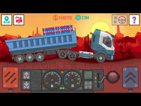 GAME ABOUT TRUCKS TRANSPORTING TOYS TO THE SEAPORT