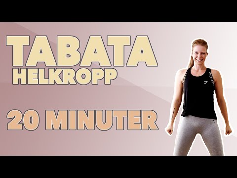 20 MINUTER TABATA för hela kroppen - ett pass du aldrig ångrar att du tränat