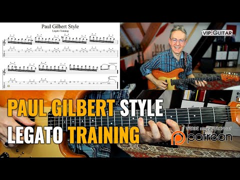 Gitarrentraining: Paul Gilbert Style - Legato Solo Übung