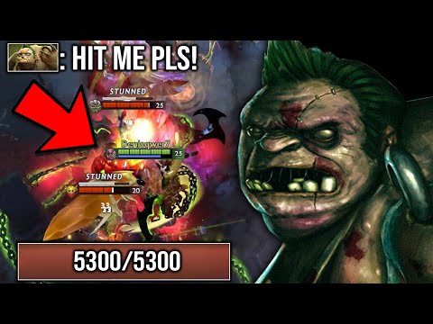 Most Tanky Hero in the Map!! 5K HP Raidboss This pudge is not everyone target!