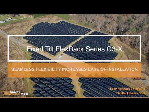 Solar FlexRack Fixed Tilt Overview | G3-X