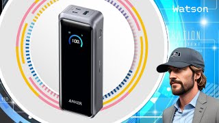 Anker Prime Charger,160W 3-Port Compact GaN USB C Charger Block,Smart Display and Touch Control