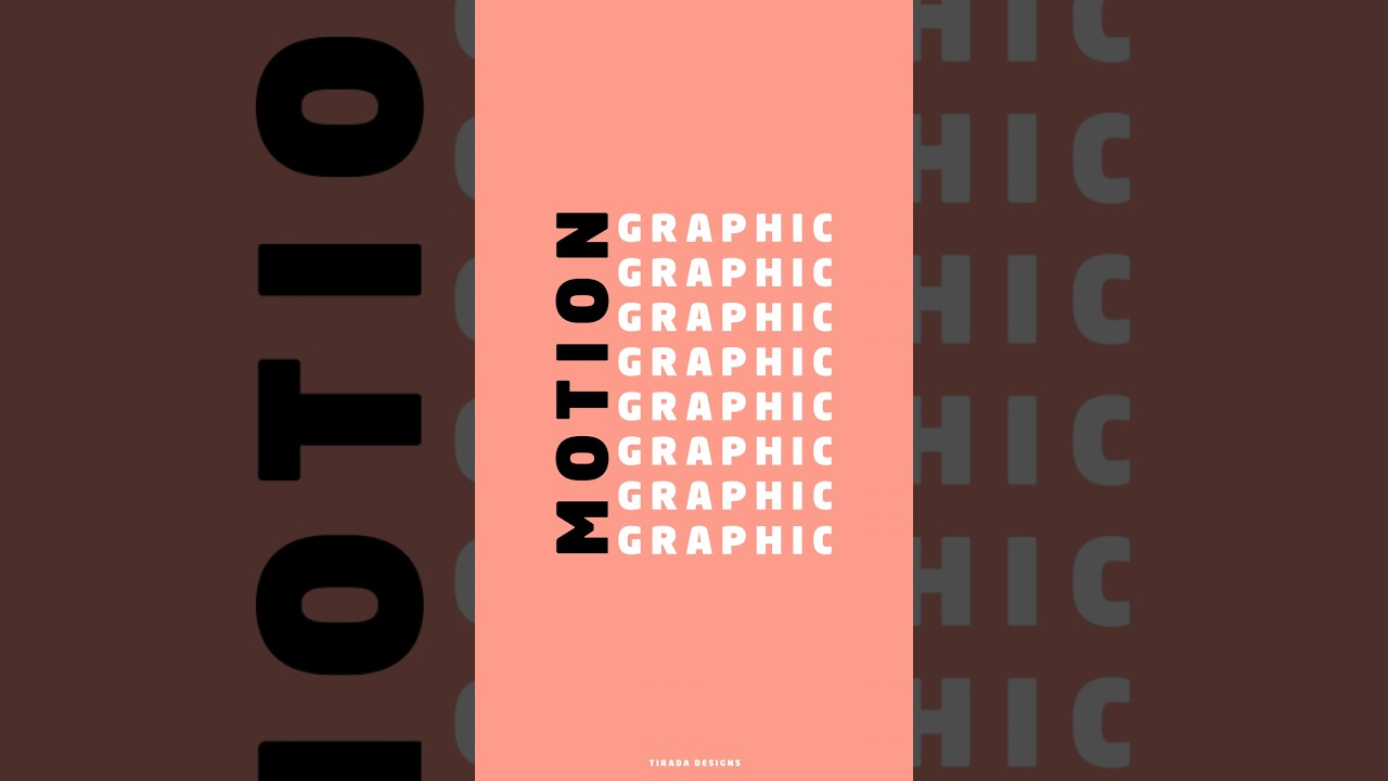 MOTION GRAPHICS Typography Animation