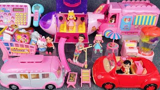 12 Minutes Satisfying with Unboxing Pink Car & Airplane Toys Set Review | ASMR