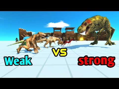 the weakest team vs every boss ARBS animal revolt battle simulator